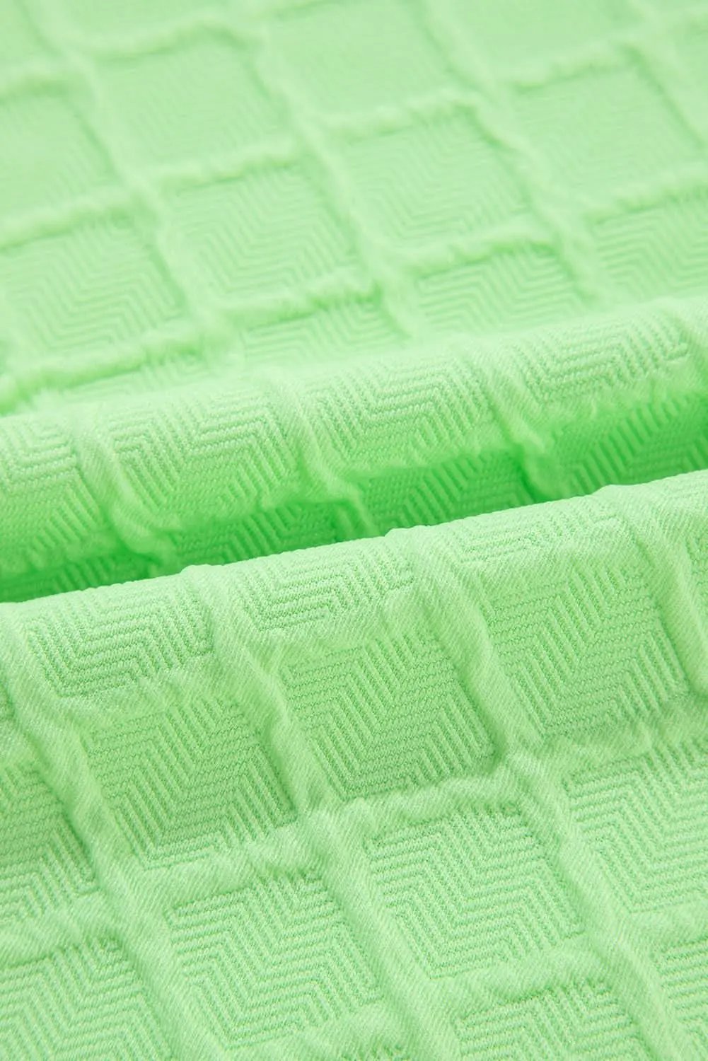 Light green checkered lounge set - Love Salve